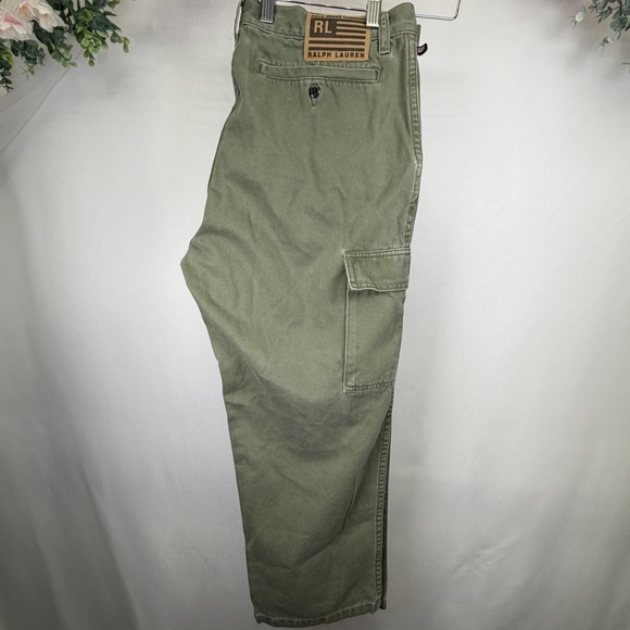 Ralph Lauren Polo Jeans Pants - Ralph Lauren‎ Polo Jeans Olive Green Straight Leg Cargo Pants Size 14
